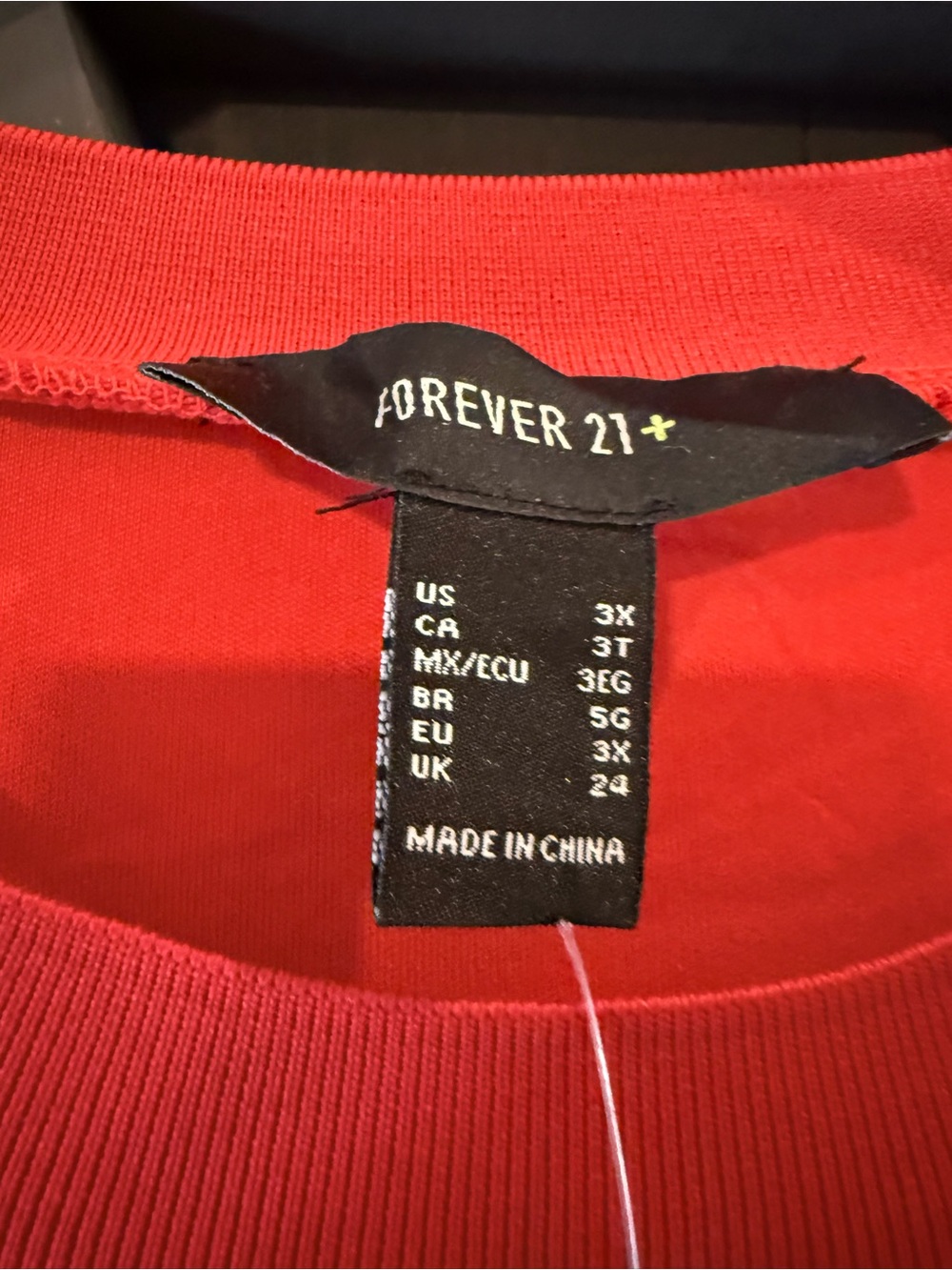 Forever 21 Red Sequin Jersey with Silver '87' Detail - Picture 2 of 3